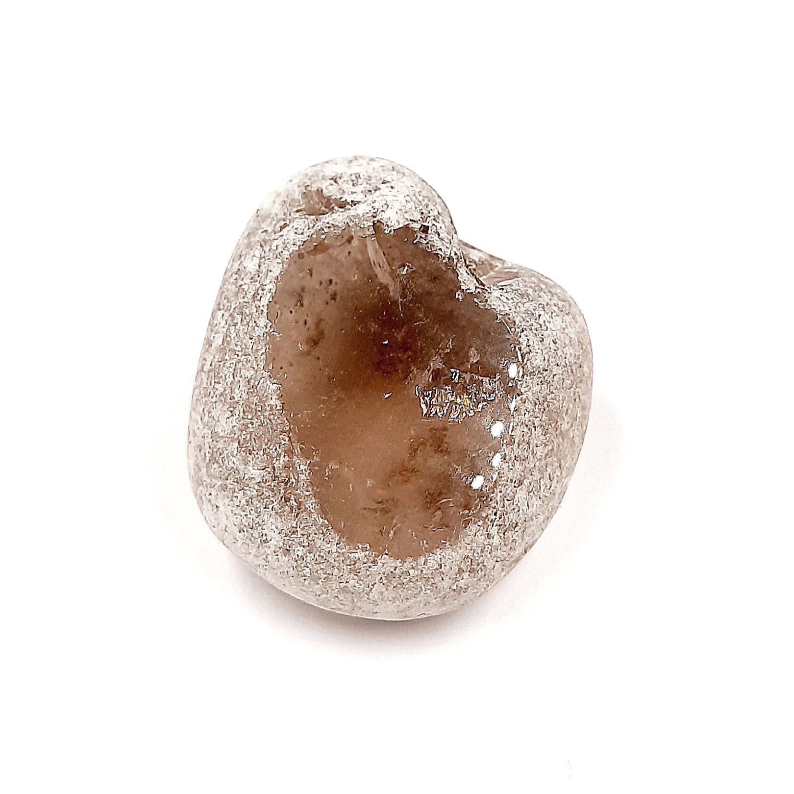Cuarzo Ventana Piedra Vidente Emma egg. Meditación Introspección - Caleidoscopio