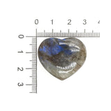 Corazón Labradorita Azul 2.5 -3 cm