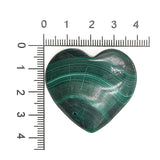 Auténtica Malaquita Corazón de 3 a 4 cm