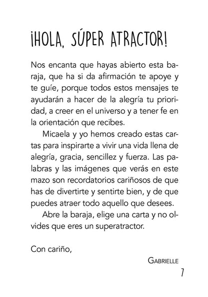 Súper Atractor G. Bernstein Libro y Cartas Afirmaciones Español