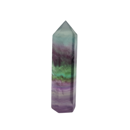 Fluorita Natural Vara 90 gr 8.7 cm Sanación Aprendizaje Organización