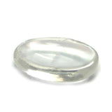 Cuarzo Blanco "Worry Stone" 3.5 cm  x  2.8 cm aproximadamente - Caleidoscopio