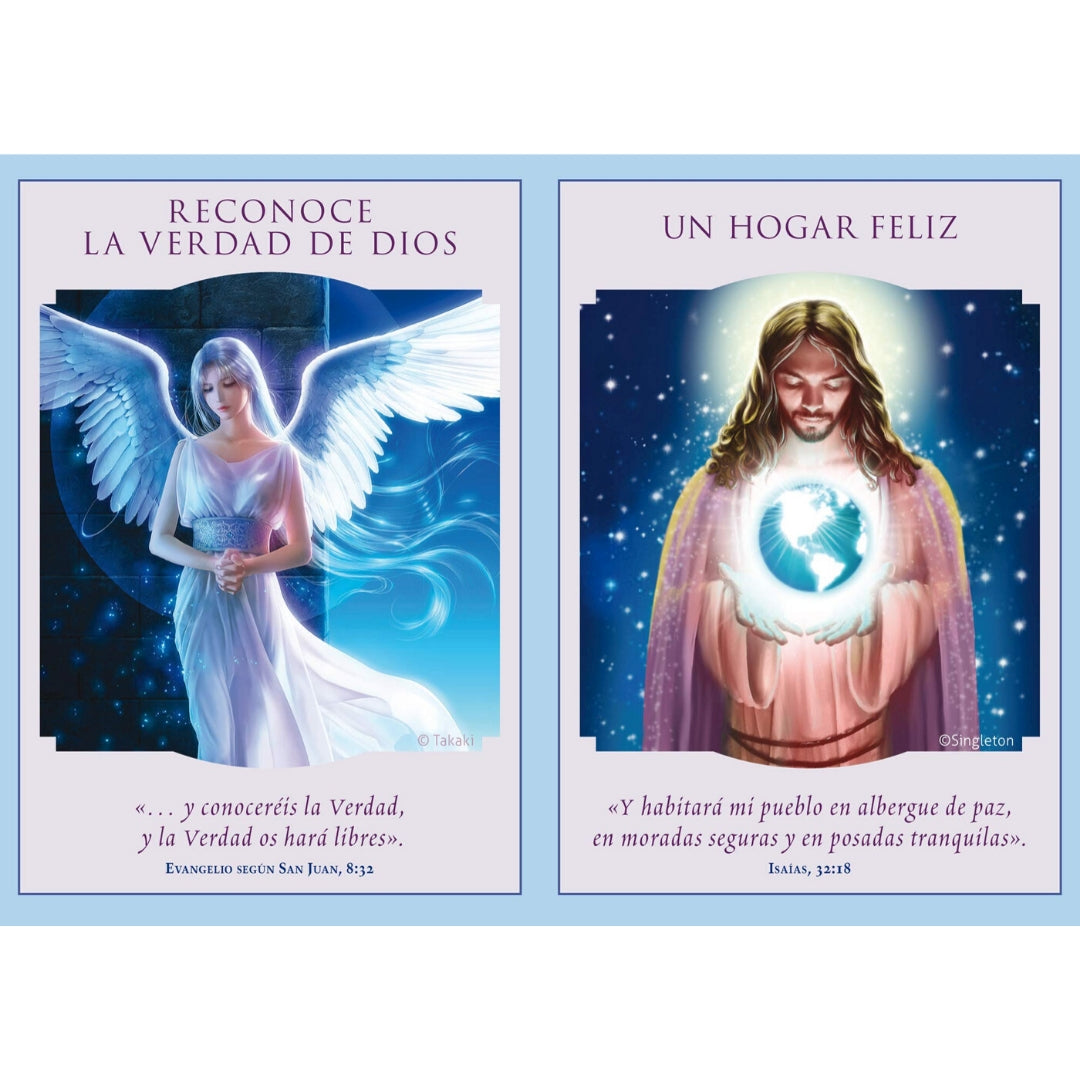 Amor y Luz. Guía Divina Libro y Cartas D. Virtue/ en Español Cartas Oráculo - Caleidoscopio