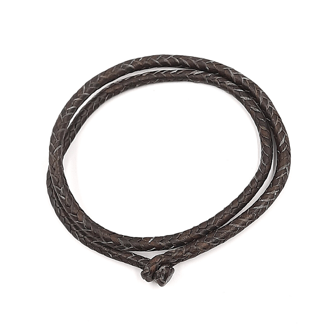 Gargantilla / Collar Piel Tejida a Mano