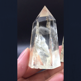 Punta Generador de Cuarzo Citrino Natural 80.3 gr 6.3 cm altura aprox. - Caleidoscopio