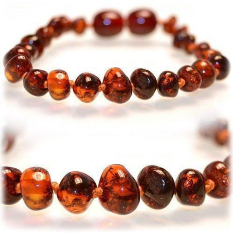 Pulsera Ámbar para Bebé con Certificado Dentición - Caleidoscopio
