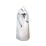 Cuarzo Turmalinado Punta 36 - 50 g x 5-6 cm de altura aproximada - Caleidoscopio