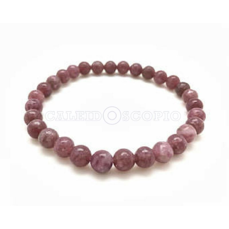Pulsera Lepidolita. Ansiedad Insomnio Estrés - Caleidoscopio