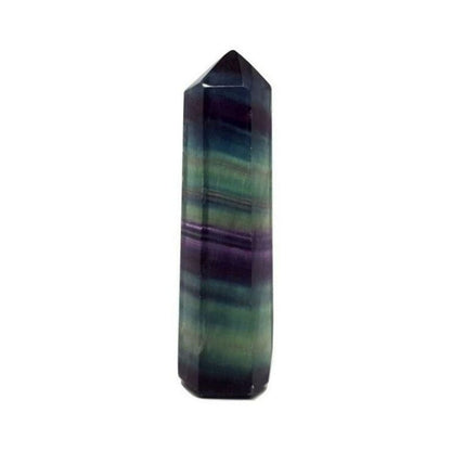 Fluorita Arcoíris Natural Vara 61-62 gr 7.5 cm Sanación Aprendizaje Organización