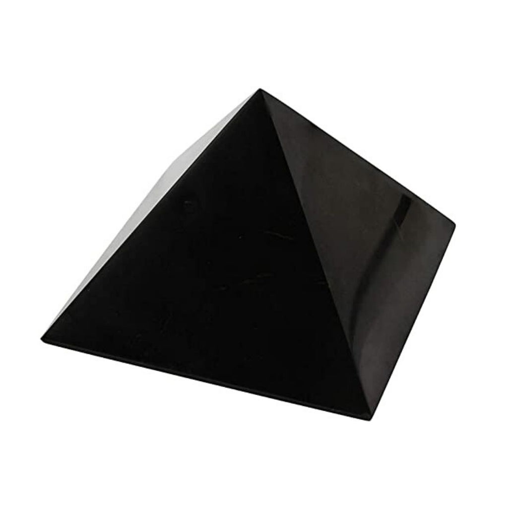 "Shungite" Pirámide de Shunguita 7 cm Sanación Protección - Caleidoscopio