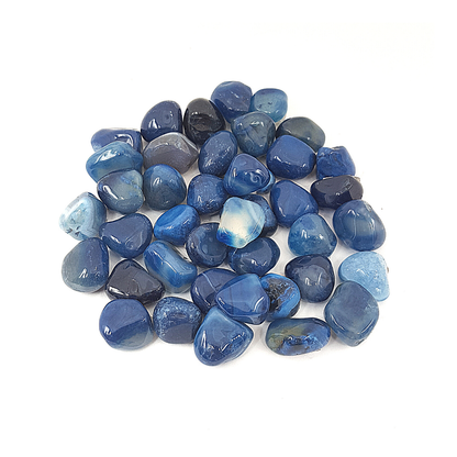 Ágata Azul Tamborileada.