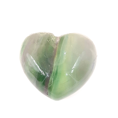 Corazón de Fluorita Natural 4 cm