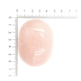 Cuarzo Rosa "Palm Stone" forma de jabón 6 - 7 cm