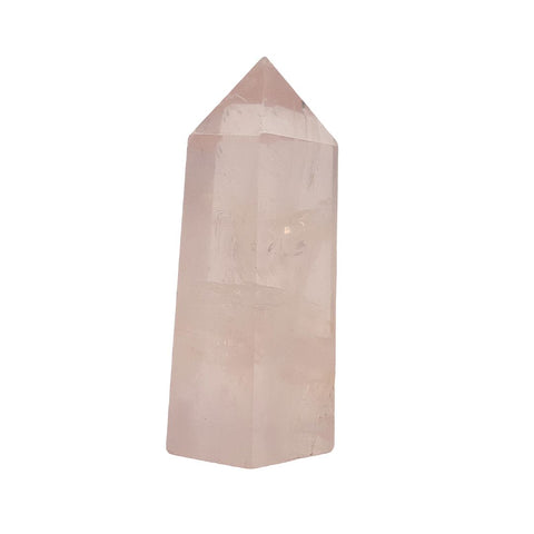 Punta Generador Obelisco de Cuarzo Rosa Natural 50 - 63 g 5.7 a 6.5 cm Altura