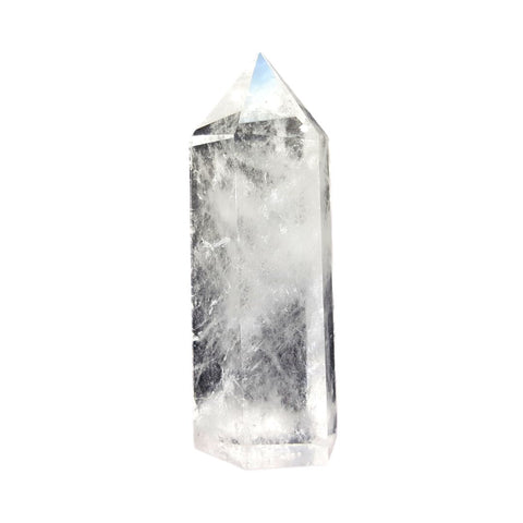 Punta generador Cuarzo Blanco Cristal de 110 - 121 g y 8 cm altura