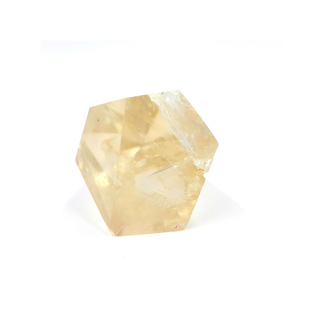 Punta Generador de Cuarzo Citrino Natural 80.3 gr 6.3 cm altura aprox.