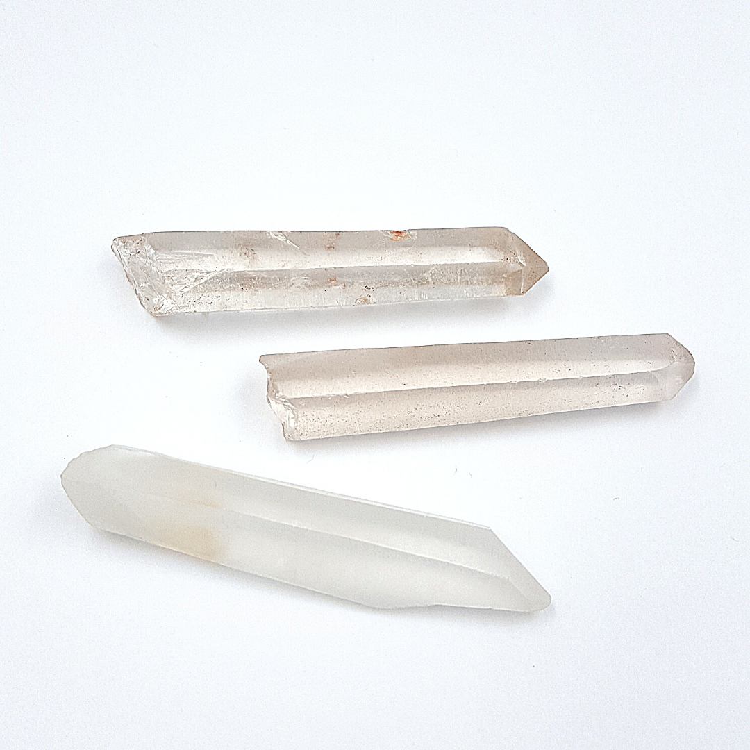 Cuarzo Semilla Lemuriano 8 - 8.5 cm x 1.5 cm Punta Natural en Bruto
