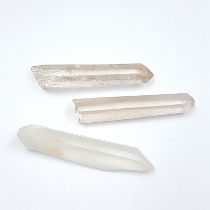 Cuarzo Semilla Lemuriano 8 - 8.5 cm x 1.5 cm Punta Natural en Bruto