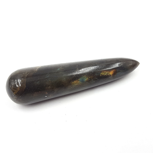 Labradorita vara para masaje en punta 6.8 cm.