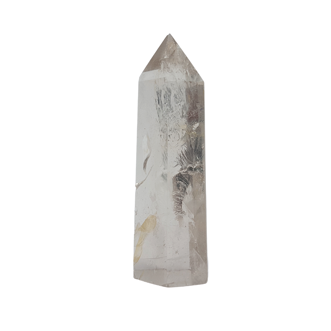 Cuarzo Ahumado Punta Generador 22 -30 g 4.5 - 5 cm x 2 x 1.3 cm