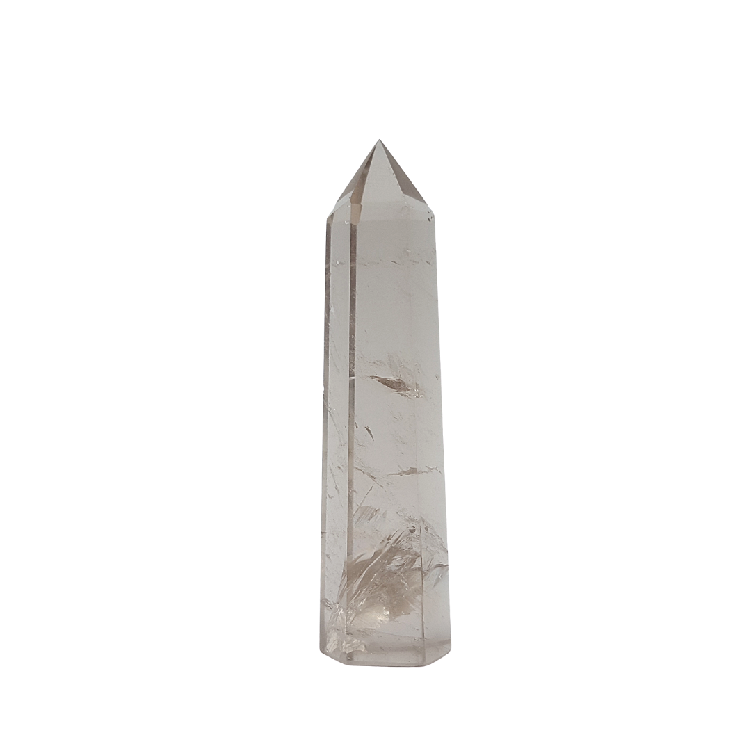 Cuarzo Ahumado Claro Punta Generador 25-27 g 5 - 6 cm * 2.8 * 2 cm