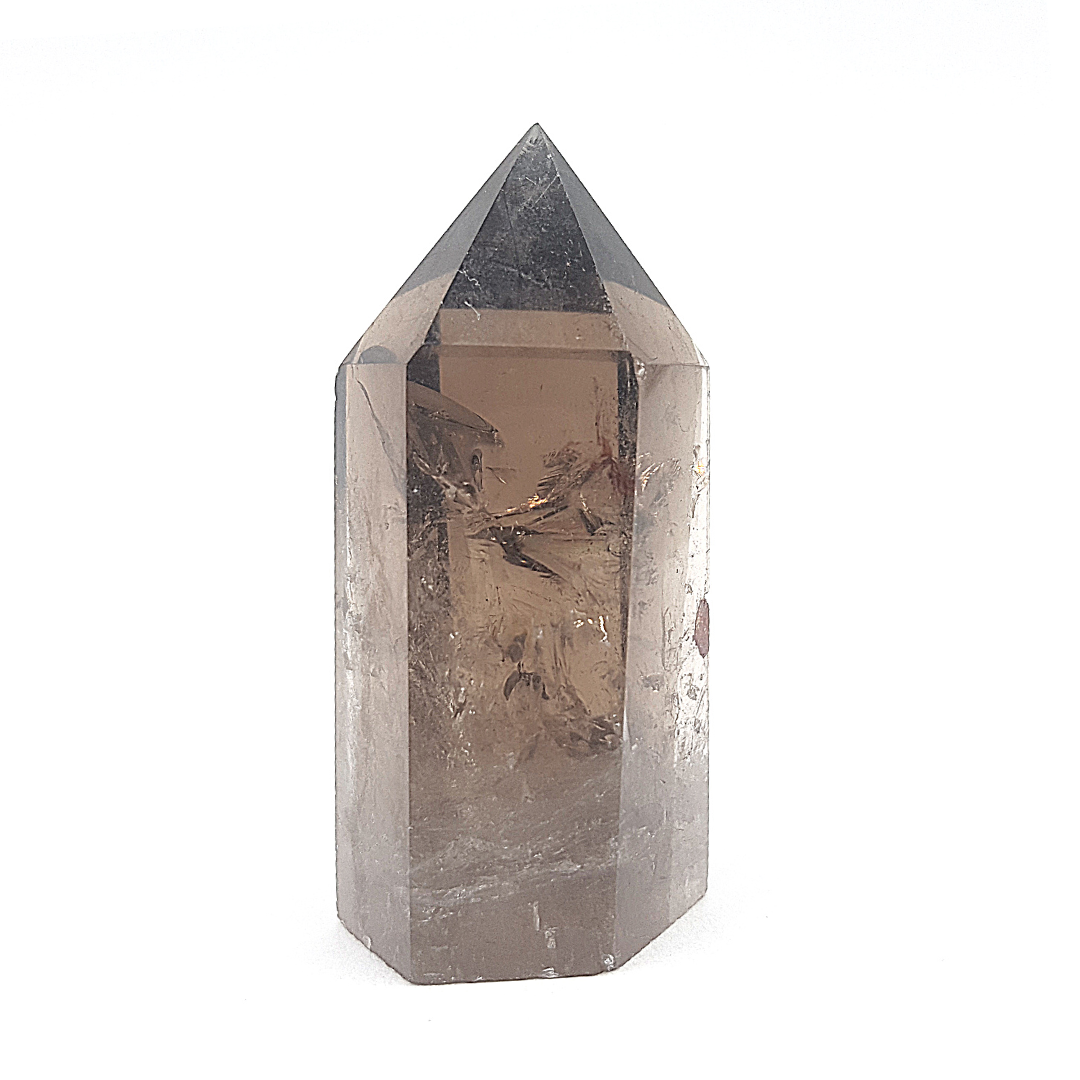 Cuarzo Ahumado Punta Generador 37 - 45 gr de 4.5 - 4.9 x 2.6 x 2 cm