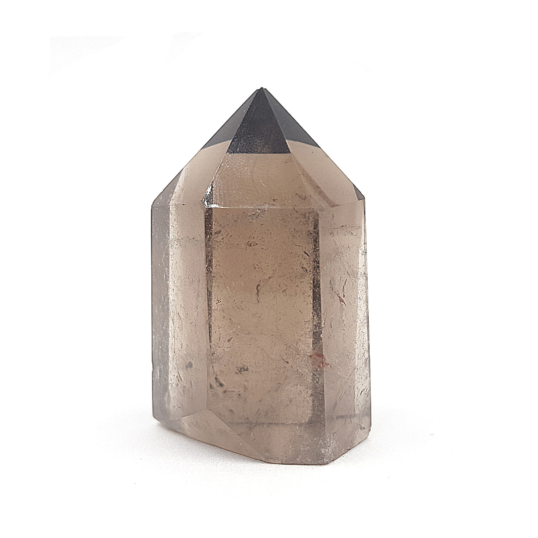 Cuarzo Ahumado Punta Generador 37 - 45 gr de 4.5 - 4.9 x 2.6 x 2 cm