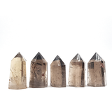 Cuarzo Ahumado Punta Generador 37 - 45 gr de 4.5 - 4.9 x 2.6 x 2 cm