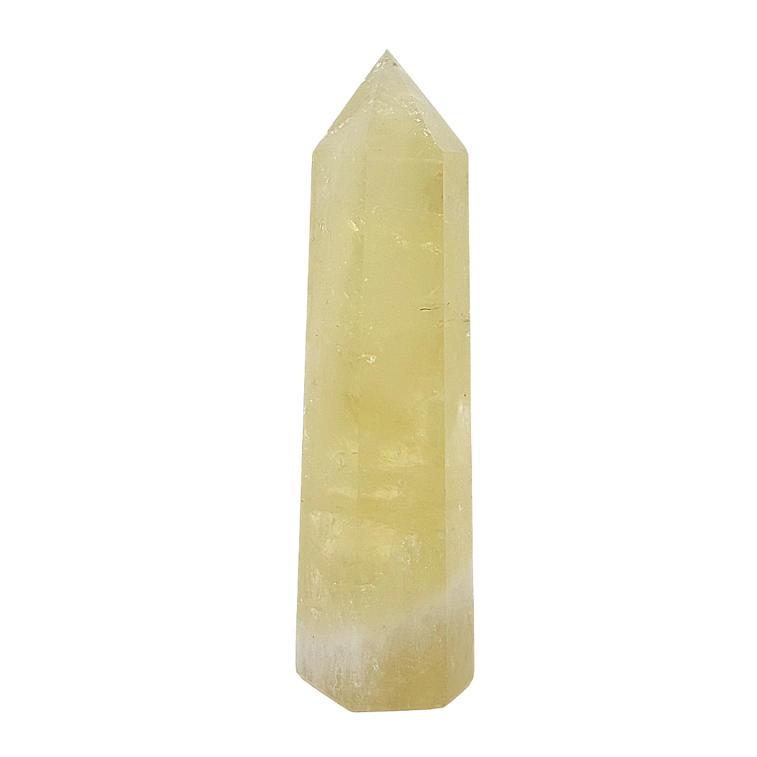 Punta Generador Cuarzo Citrino Natural 110 -118 g * 8.6 - 10 cm altura.