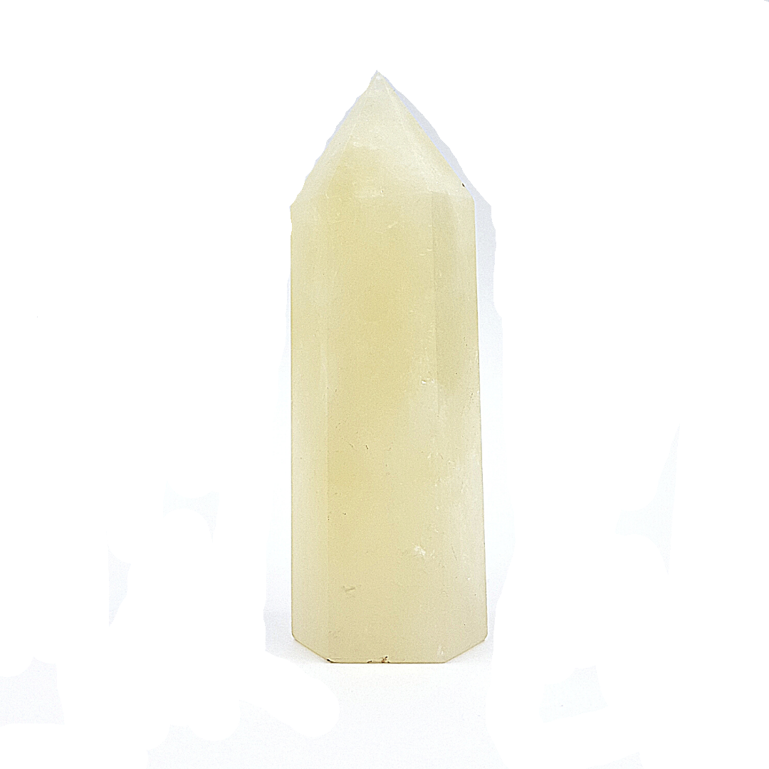 Punta Generador Cuarzo Citrino Natural 110 -118 g * 8.6 - 10 cm altura.