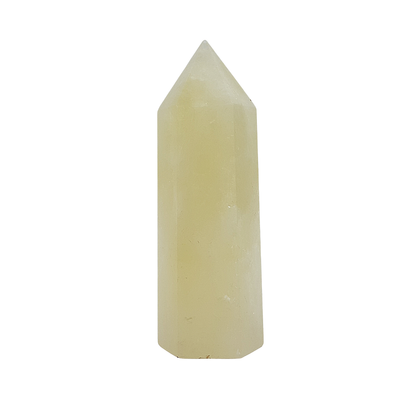 Punta Generador Cuarzo Citrino Natural 110 -118 g * 8.6 - 10 cm altura.