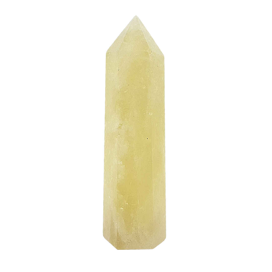 Punta Generador Cuarzo Citrino Natural 110 -118 g * 8.6 - 10 cm altura.