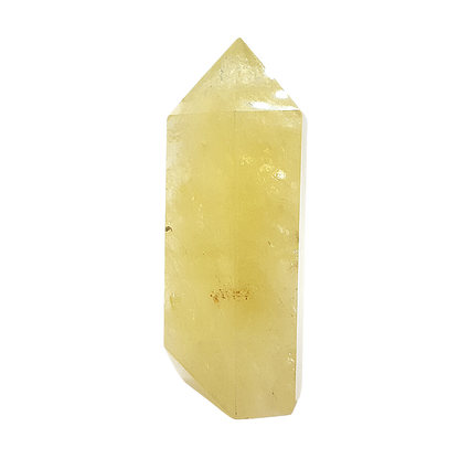 Punta Generador Cuarzo Citrino Natural 100 -109 g 7.7 - 8.8 cm altura * 3 * 2.4 cm .