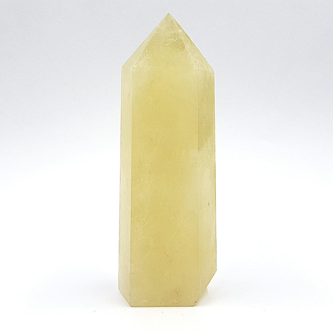 Punta Generador Cuarzo Citrino Natural 120 -129 g * 9 -10 cm de altura * 2.8 * 2.5 cm