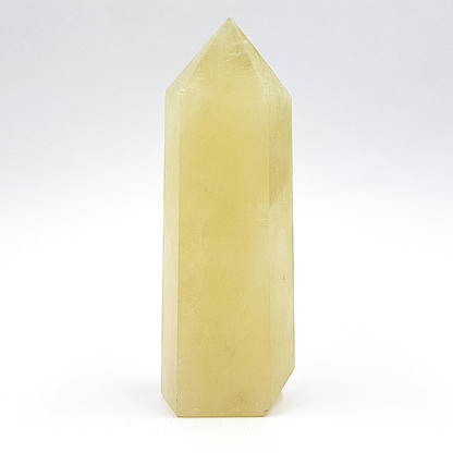 Punta Generador Cuarzo Citrino Natural 120 -129 g * 9 -10 cm de altura * 2.8 * 2.5 cm