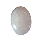 Piedra Luna "Worry Stone" color crema 3.5 x 2.8 cm aproximadamente