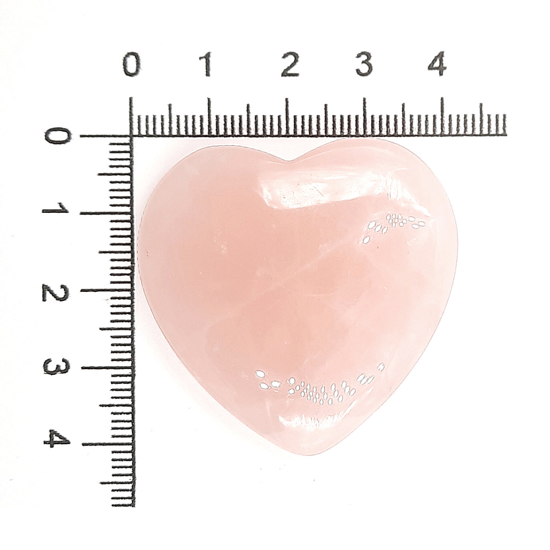 Corazón Cuarzo Rosa. Amor Sabiduría Bienestar