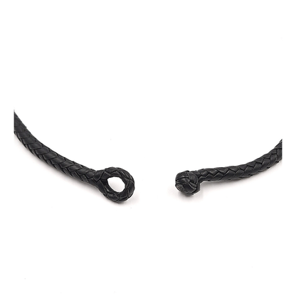 Gargantilla / Collar Piel Tejida a Mano