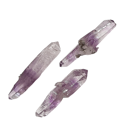 Doble Punta Natural Amatista en Bruto 10 g Espécimen Colección