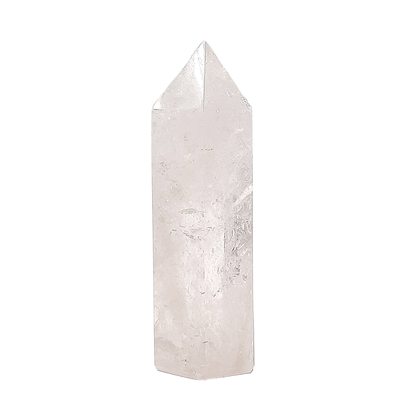 Cuarzo Blanco punta generador de 10 cm Altura