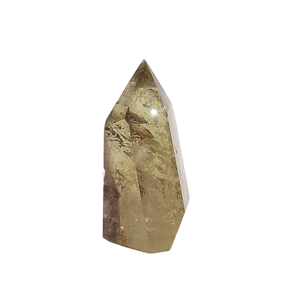 Punta Generador de Cuarzo Citrino Natural  95 g 5.5 cm altura