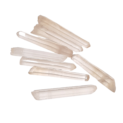 Cuarzo Semilla Lemuriano 6 a 7 cm x 1 cm Punta Natural en Bruto
