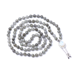 Japa Mala Labradorita 108 Cuentas 8 mm Meditación