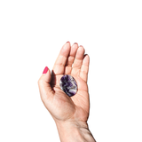 Amatista  Chevron "Worry Stone"  4.5 cm  x  3.5 cm