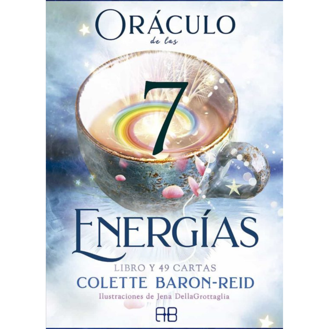 ORÁCULO DE LAS 7 ENERGIAS/ Libro y 49 Cartas en Español Collette Baron-Reid