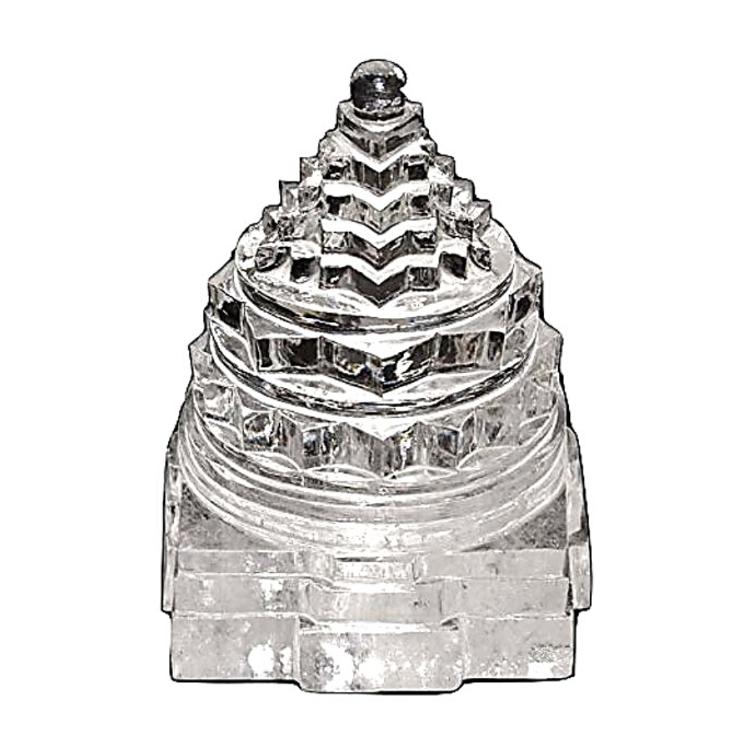 Sri Yantra o Shree Yantra en Cuarzo Cristal 3.5 a 4 cm Altura
