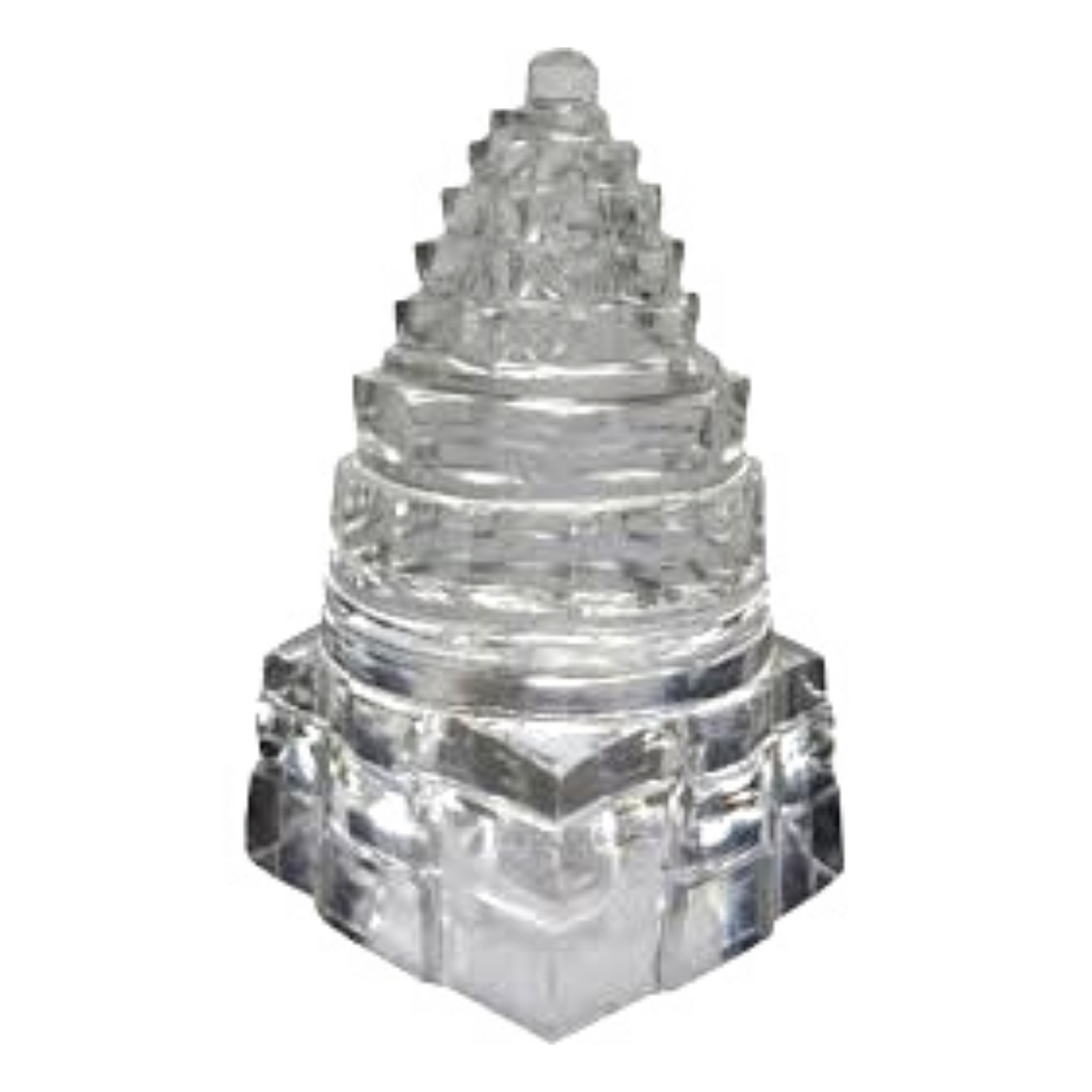 Sri Yantra o Shree Yantra en Cuarzo Cristal 3.5 a 4 cm Altura