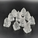 Sri Yantra o Shree Yantra en Cuarzo Cristal 3.5 a 4 cm Altura