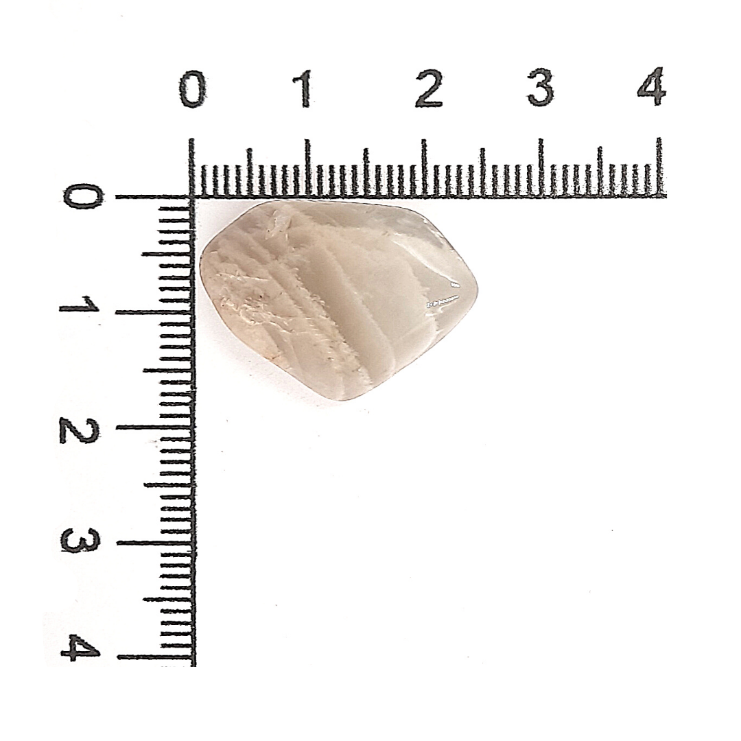 Piedra Luna Blanca Tamborileada