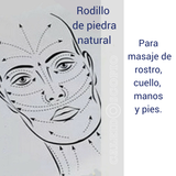 Rodillo Primera Calidad Cuarzo Rosa Masaje Facial Antiedad Relajación - Caleidoscopio